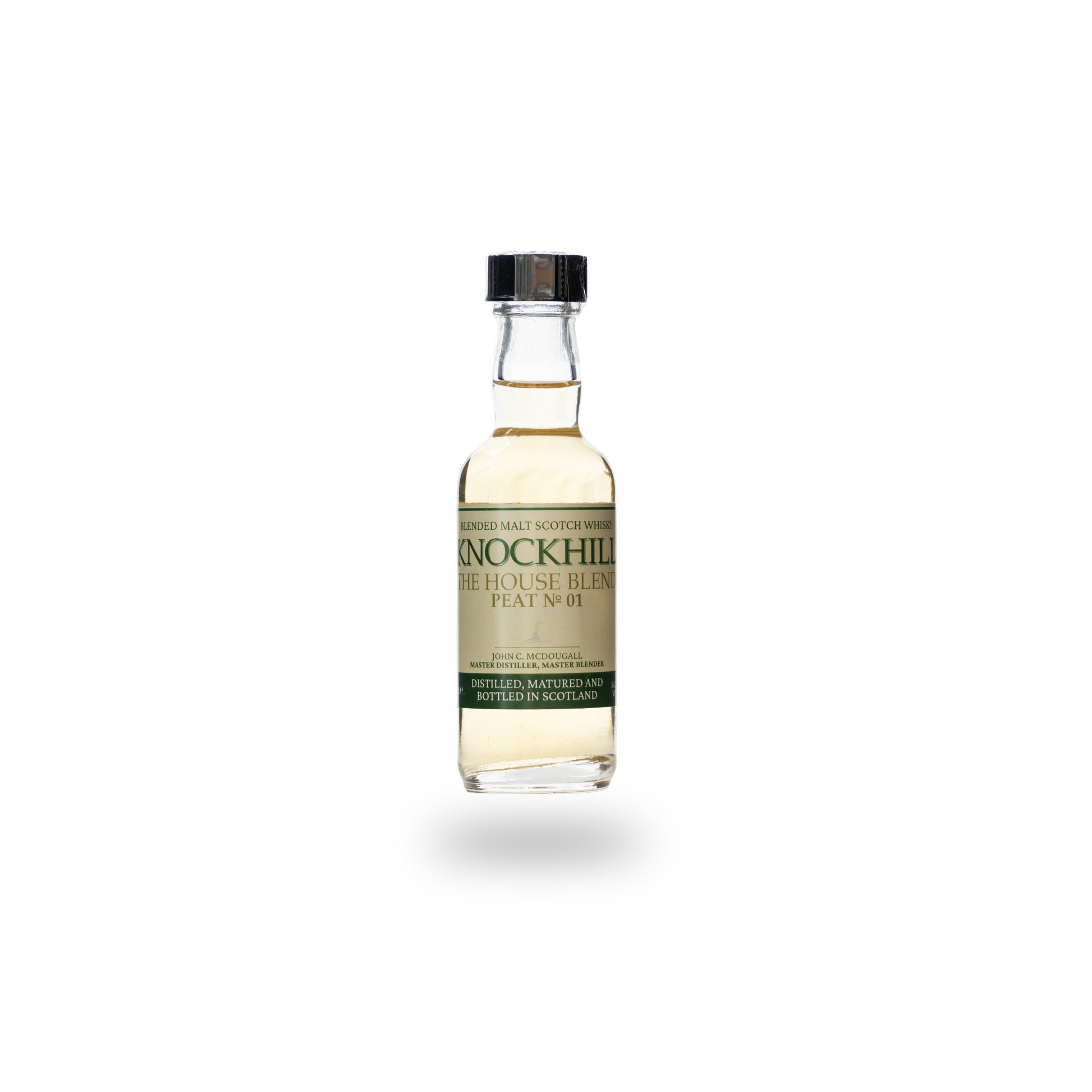 Knockhill Distillery 'The House Blend – Peat №1' Blend Scotch Malt Whisky | 5CL Miniature